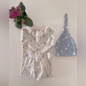 Hanna Anderson sleeper and hat